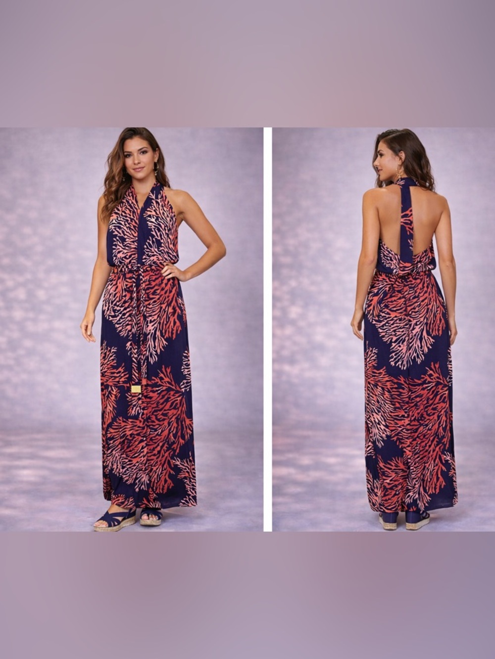Michael Michael Kors halter maxi dress